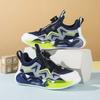 2026 New Children's Sports Dad Shoes Breathable Hollow Single Mesh Shoes Rotating Buckle Running Shoes