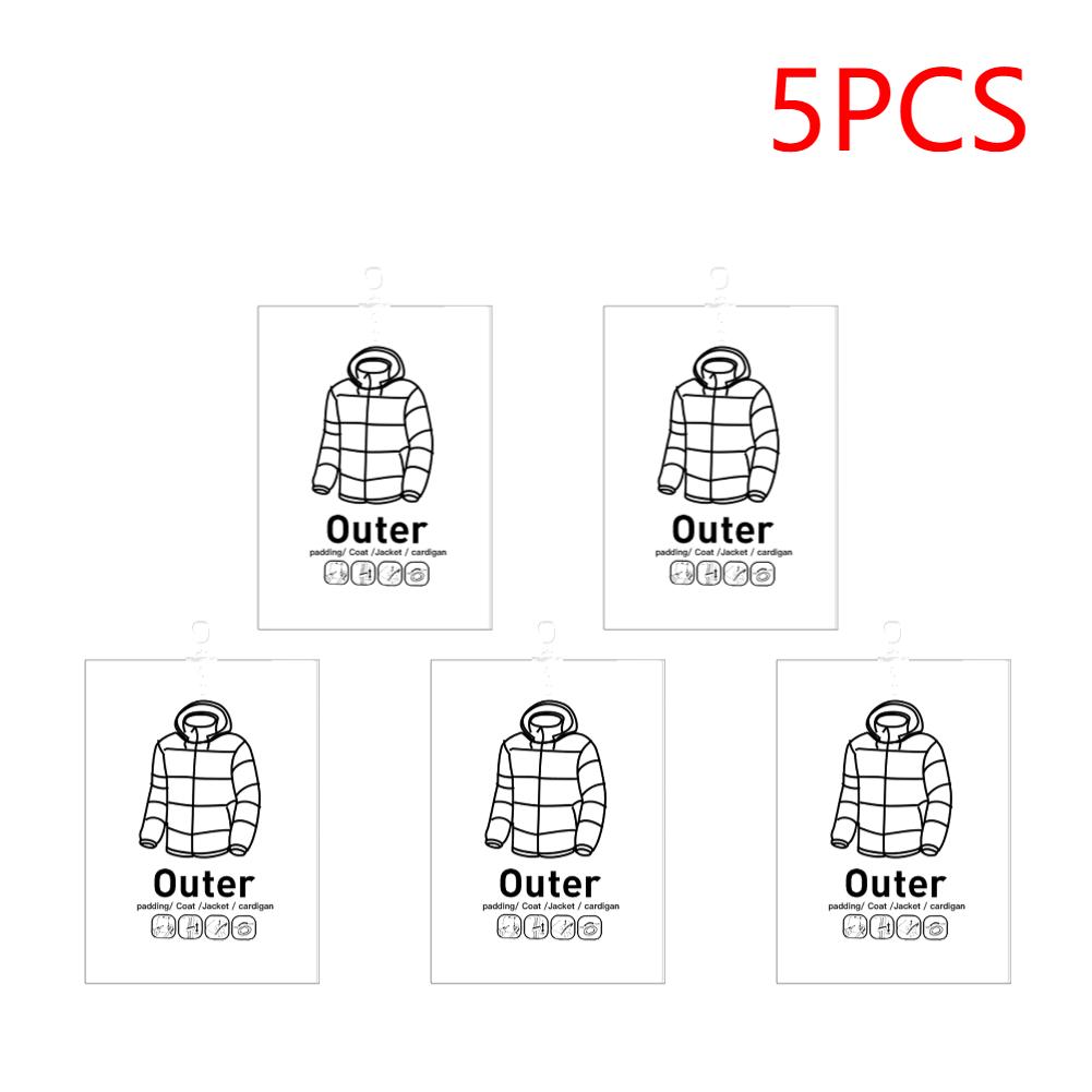 1-10PCS Vacuum Storage Hanging Bag Dustproof Clothes Compression Storage Bag Space Saving for Clothes Down Overcoat