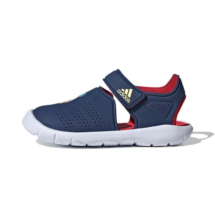 New Adidas Fortaswim Stripes BP Children's Sandals Blue Children Aged 3-7 Years Old FW6051