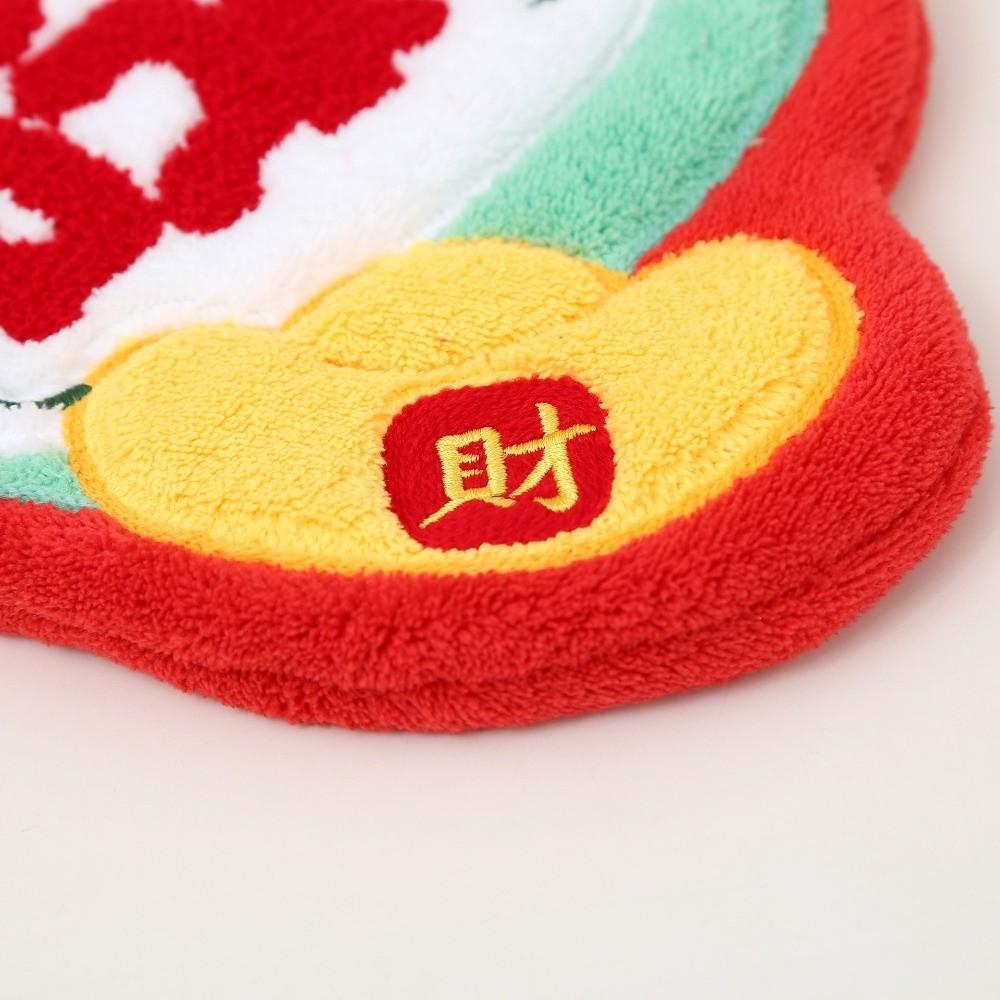 Soft Thick Chinese New Year Hand Towel Cartoon Hanging Towel  Chinese Spring Festival