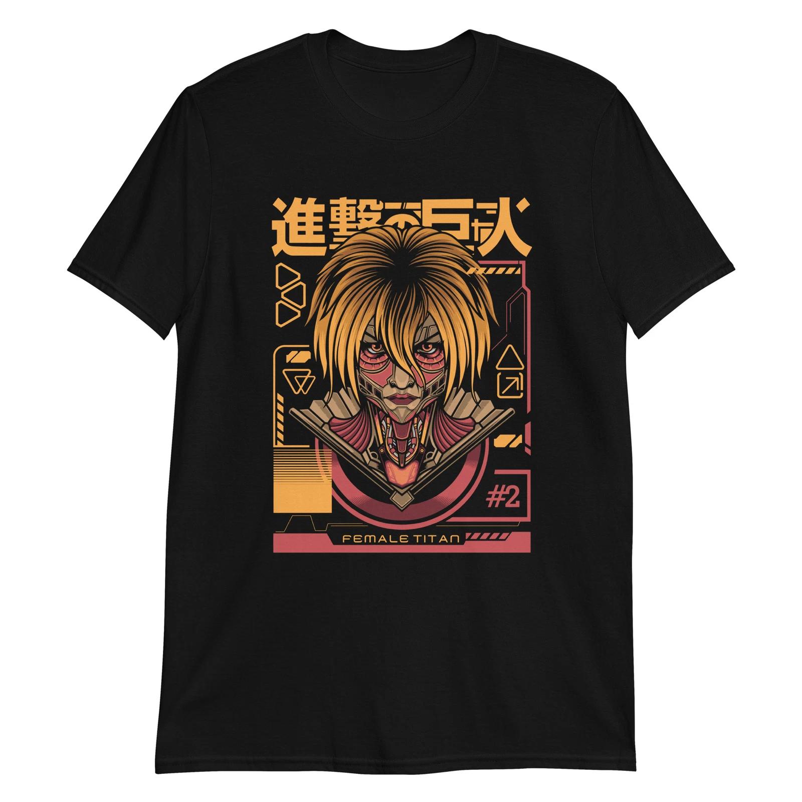 Titan Unisex T-Shirt, anime manga, attack on titan, graphic japan tokyo comic L
