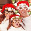 9-Pack 3D Christmas Glasses - Festive Snowman Masks for Adults & Kids, Perfect for Holiday Parties & Photo Props