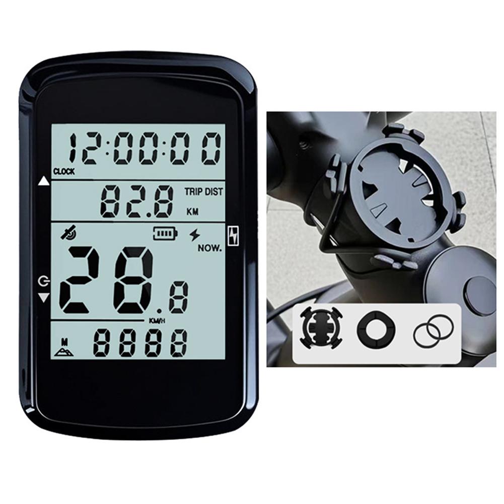 Bicycle GPS Speedometer LCD Display Speedometer Wireless Odometer