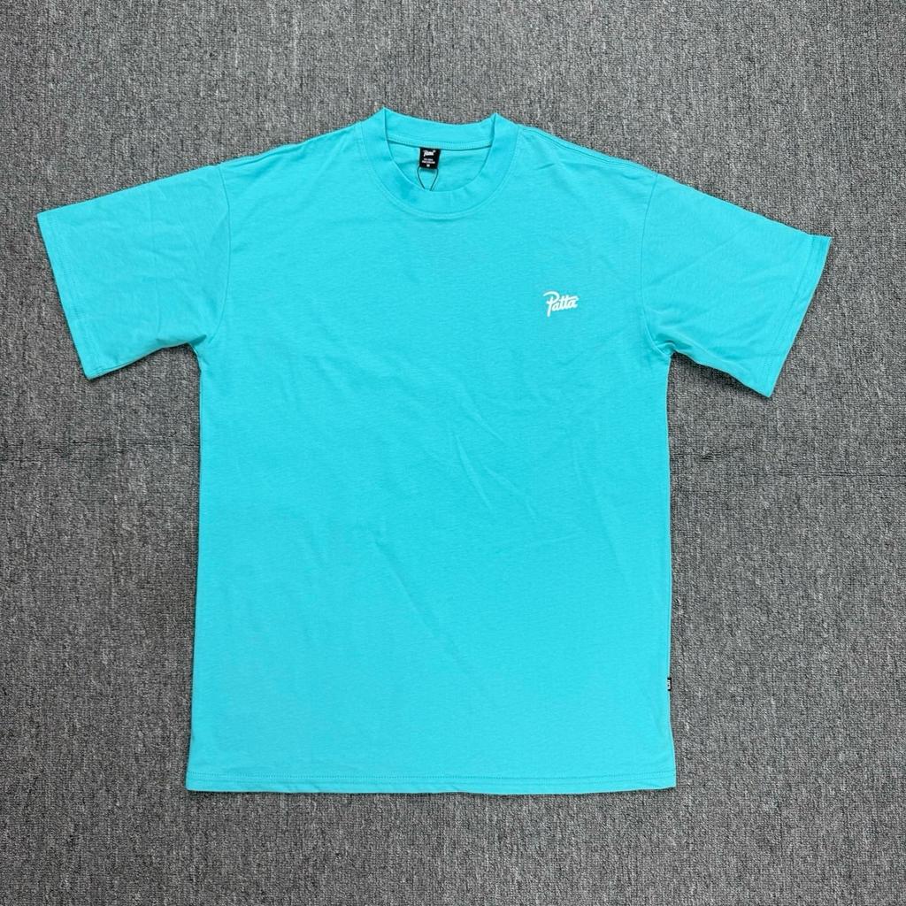 Amerikanische grenzüberschreitende trendige Marke PATTA Designgefühl Buchstabendruck Kurzarm-T-Shirt Herren- und Damen-Trendmarke Vielseitiges lockeres Oberteil