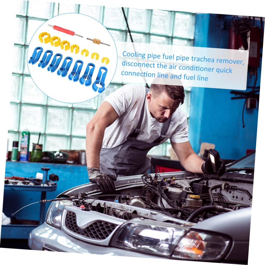 VORCOOL 1 Satz Klimaanlagenrohrschnalle Autoreparaturwerkzeug Autoverbrauchsmaterialien Kraftstoffleitung