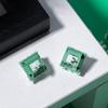 GATERON Green Apple Keyboard Heavy Tactile Through Hole RGB LED 5 Pin Green 22mm Dual Stage Spring Factory 63gf Key Switches for MX Mechanical