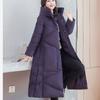 Cotton-padded Women's Literary and Artistic Retro Loose Large Size Ethnic Style Long Thick Coat