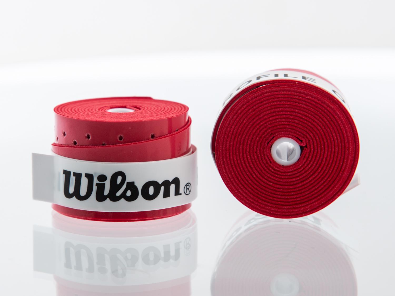 Wilson Perforated Overgrip - Rode Tennis Grip voor Perfecte Controle