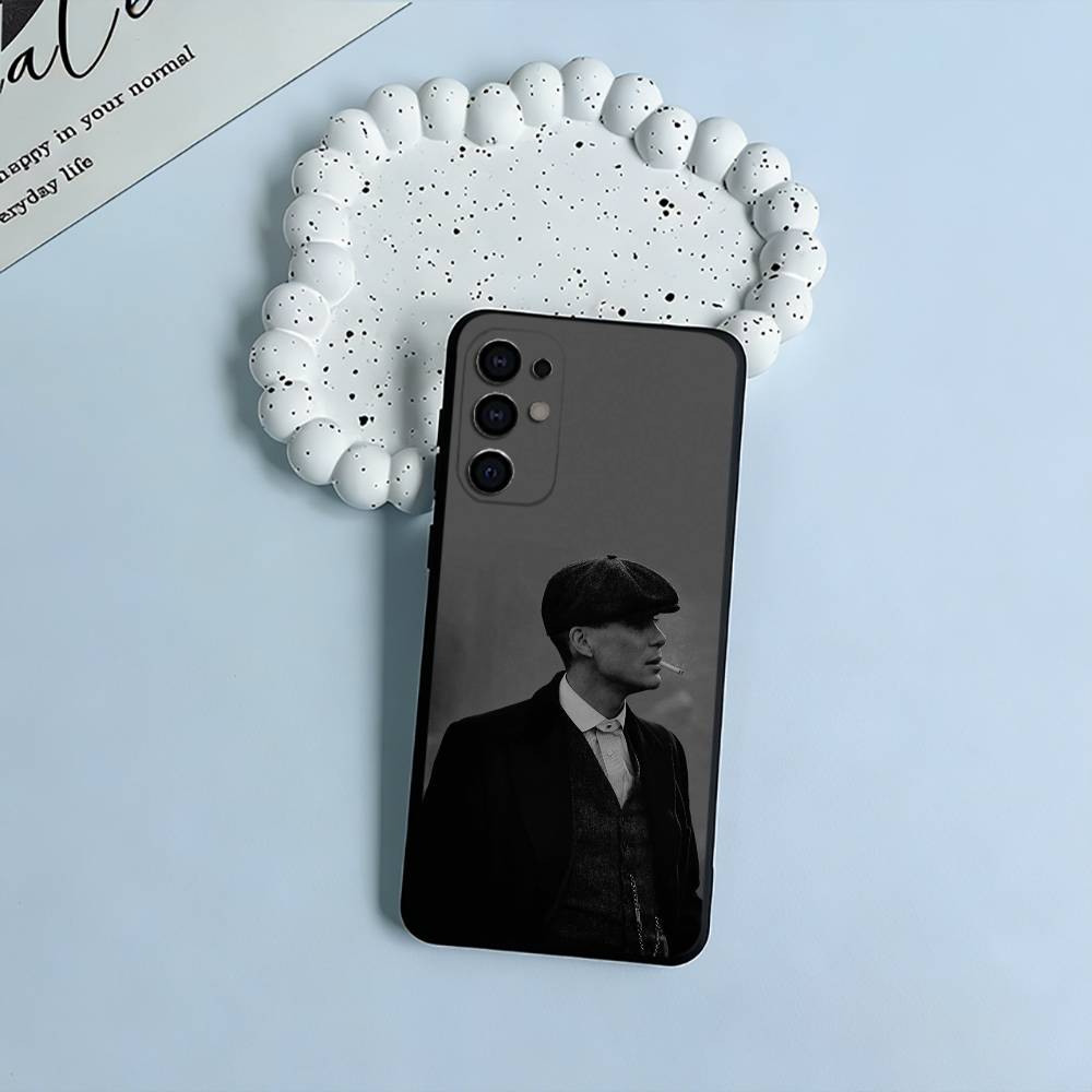 P-Peaky-B- Blinders-movie Black Soft Silicone Phone Case for Samsung S25, S24, S21, S22, S23, S30, Ultra, S20, Plus, FE, Lite