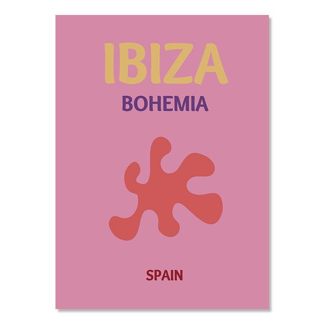 

Опрятный красочный туристический принт Майами Бонди Пальма Лбица Капри Амальфи плакат скандинавская картина на холсте Ретро галерея настенный пляжный художественный набор 21cm×30cm NoFrame