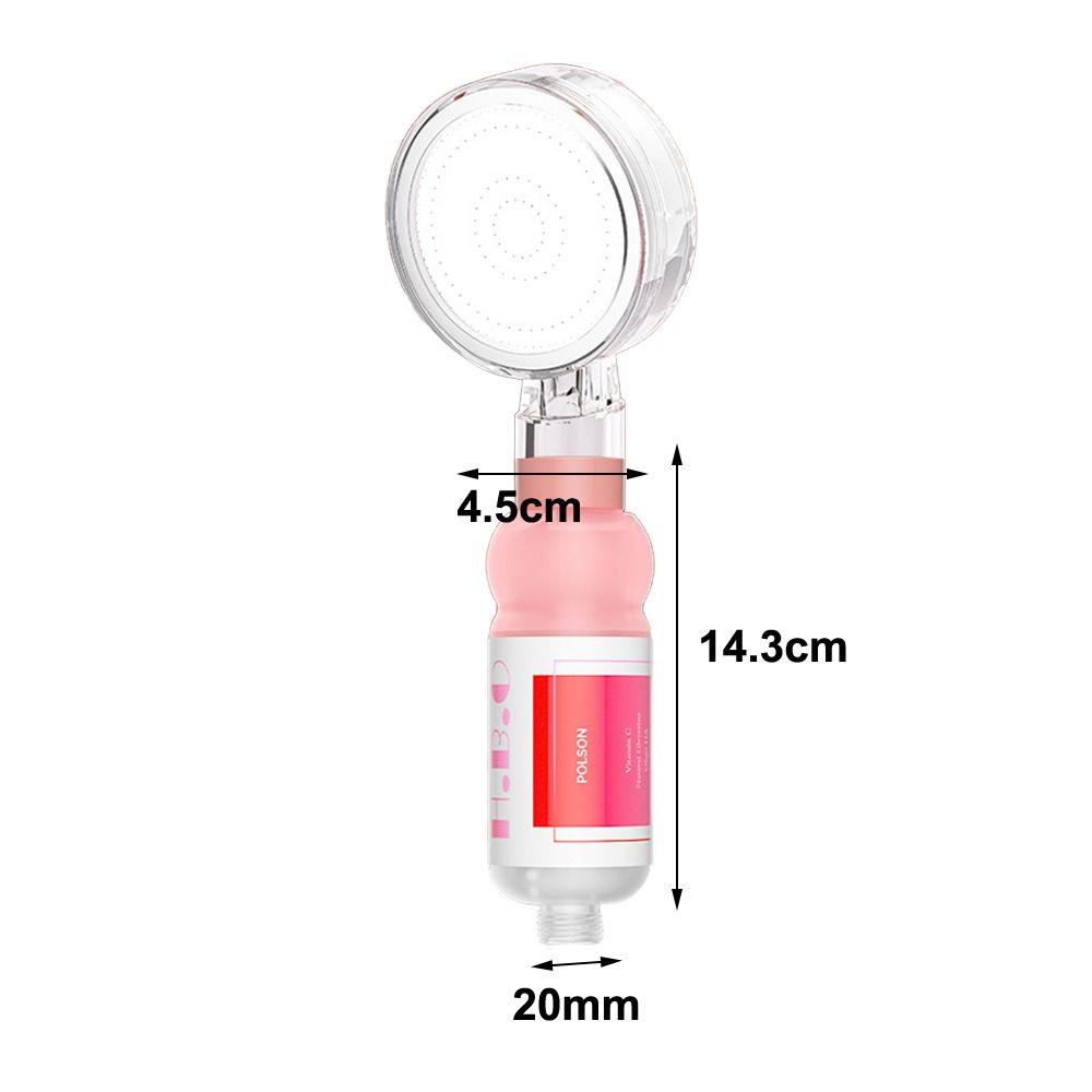 Rose Shower Head Water Filter Mixed with Vitamin C Dechlorination Shower Scented Filter Impurities Anti-scaling