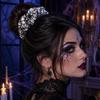 Spring Clip Pumpkin Hair Clip Gothic Halloween Scrunchie Creative Spider Web Hair Bow  Masquerades