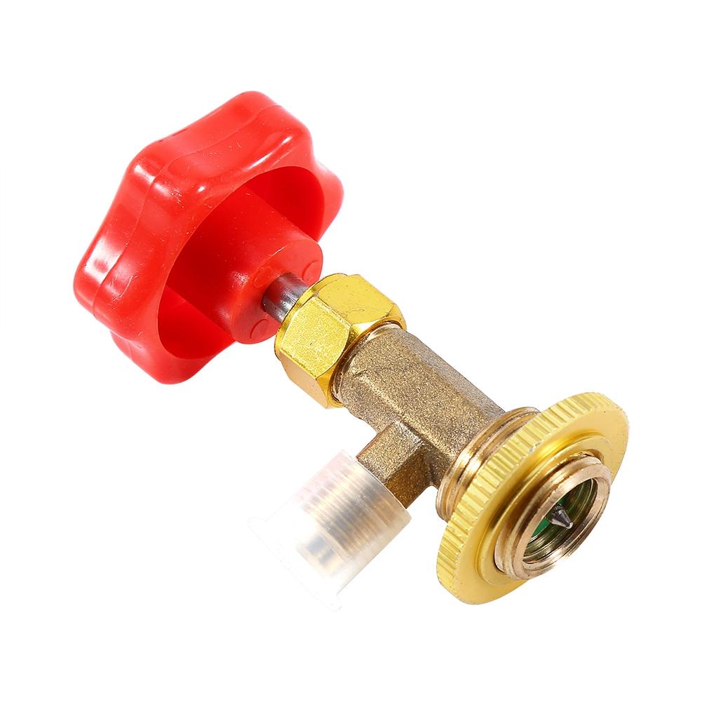 0.25Auto AC Refrigerant Can Tap Valve Bottle Opener Dispenser Valve with Valve Proof for R134a R12 R22