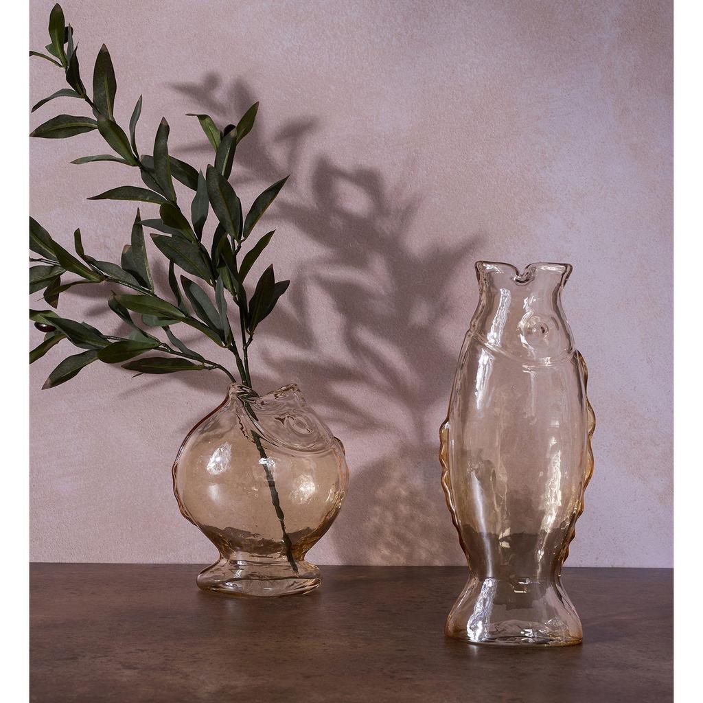 Hestia Glass Fish Vase - Tall Shape