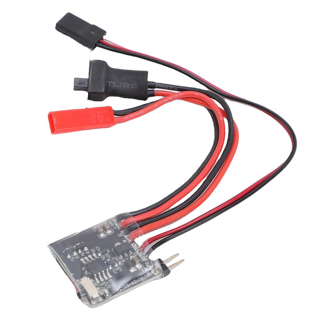 RC Brushed ESC Fit for N20 N030 N050 N130 Motor Brushed Electronic Speed Controller with Brake for 1 16 1 18 1 24 30A