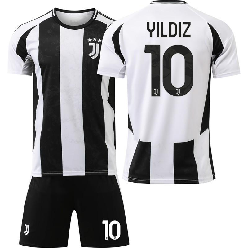 2425 Maillot de Football Juventus N°. 9 Hovic 10 Ildez 7 Chiesa 19 Thuram Ensemble