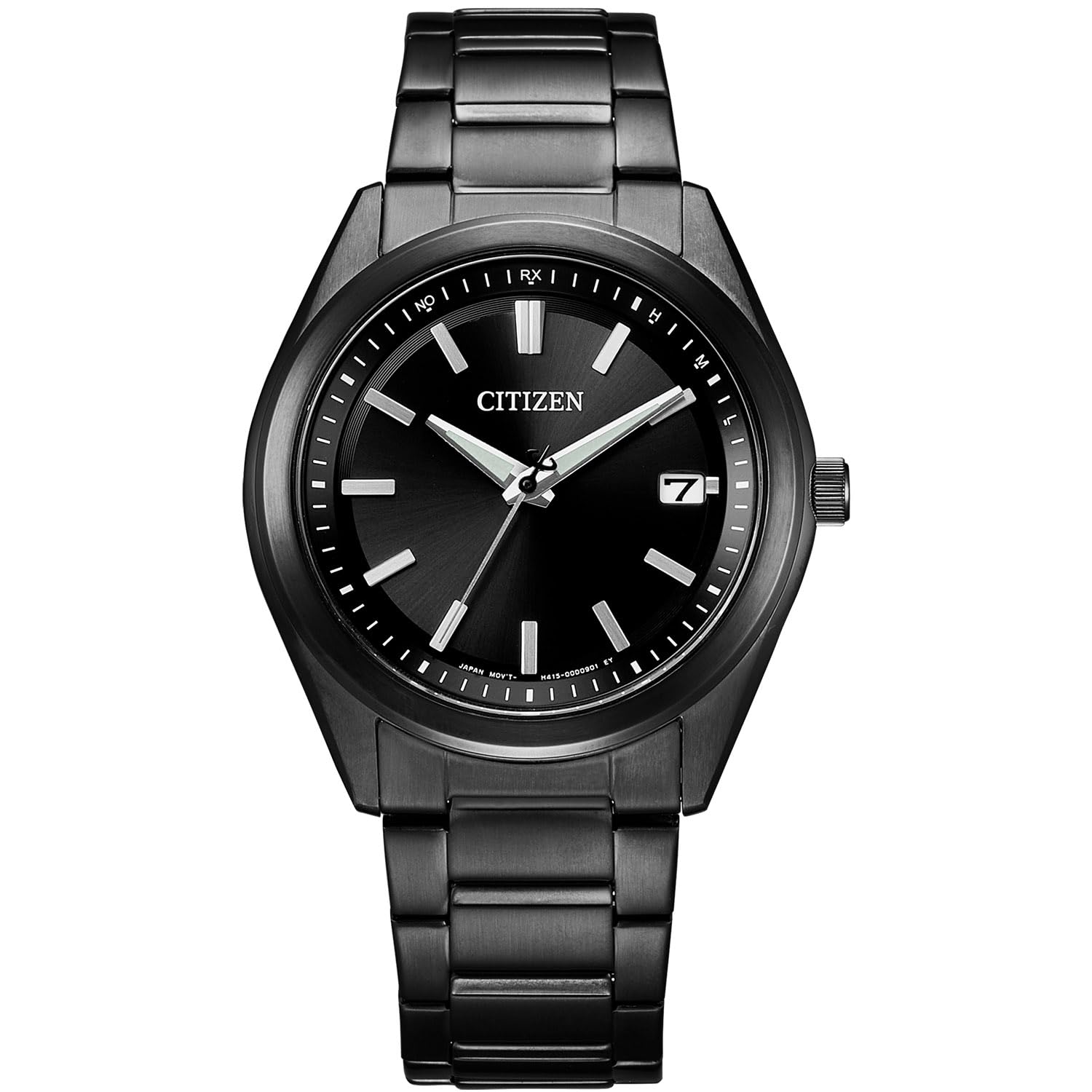 

Чорний [Citizen] AS1085-61E Чоловічий наручний годинник, Живлення від світла Eco-Drive, Радіокерований, Водонепроникний, чорний