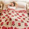 Flannel Coral Fleece Blanket for All Seasons - Air Conditioning & Winter Use