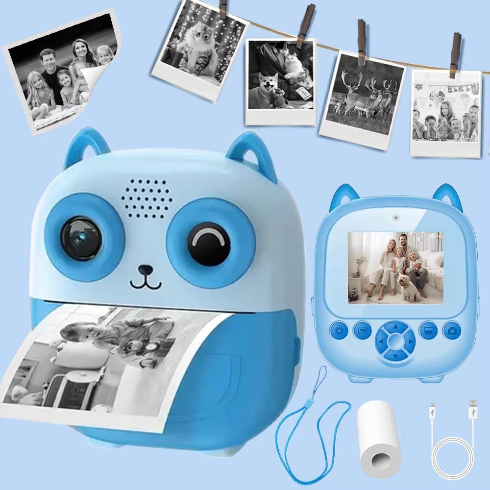 Digital Children Camera Photography Instant Print Mini Portable Photo Video Recorder Thermal Printer Educational Birthday Gifts