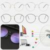 Women Men Computer Round Metal Glasses Ultra Light Frame Anti-Blue Light Eyeglasses Eyeglasses Protection