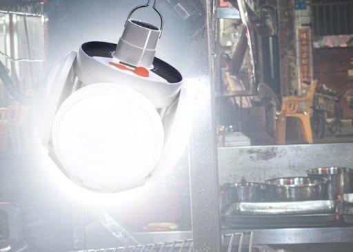 Lampa Solarna Led Składane Światło Żarówka Usb Oświetlenie Ogrodowa Do Domu