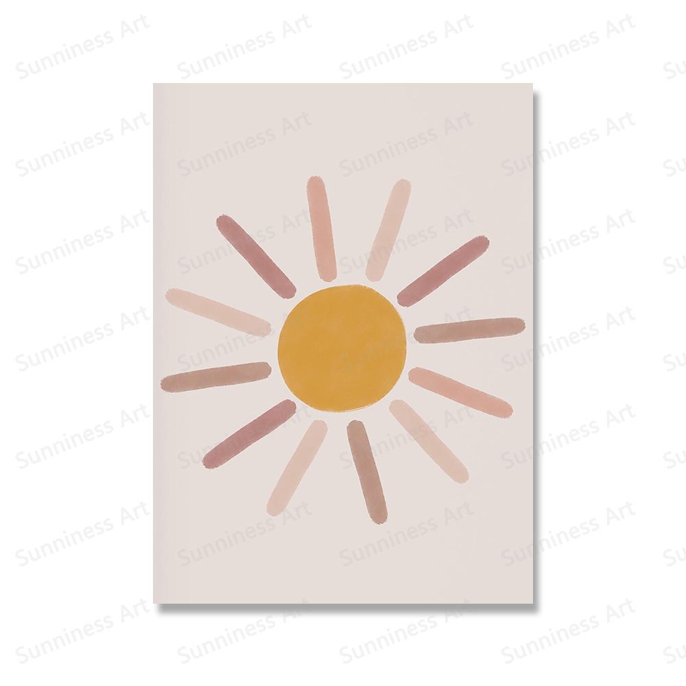 

Бохо Солнце Радуга Маяк Детские принты Желтые воздушные шары Девушка Плакаты с мороженым Русалка Картинки Эстетическое искусство Настенная живопись 21x30cm No Framed бордовый