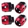 Motorcycle Front Fork Frame Slider CNC Aluminum Alloy Front Fork Frame Sliders Wheel Crash Protector Red