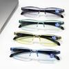 Smart Automatic Zoom Reading Glasses Rimless Ultralight Anti Blue-ray Spectacle Radiation Protection Blue Light Glasses Unisex