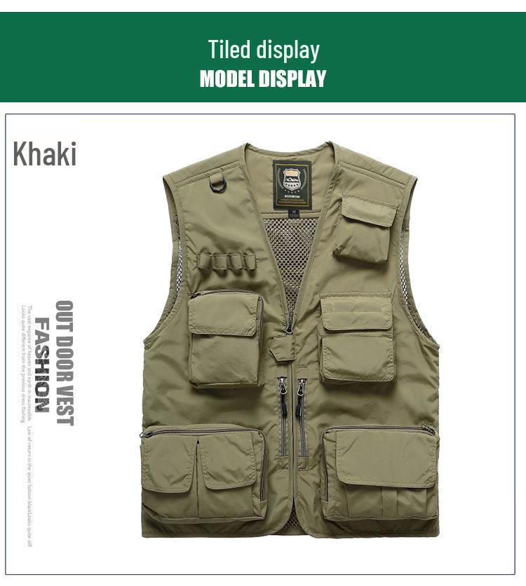 Custom Emergency Rescue Reflective Vest with Logo for Red Cross, Volunteer, and Communication Liaison