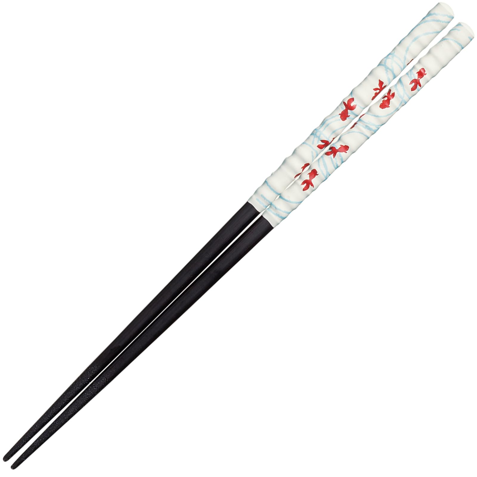 Sunlife Ripple Adult Dishwasher Made in  Water Goldfish  Chopsticks, Size, Long, Safe, Red, 23cm, Japan, H-06836