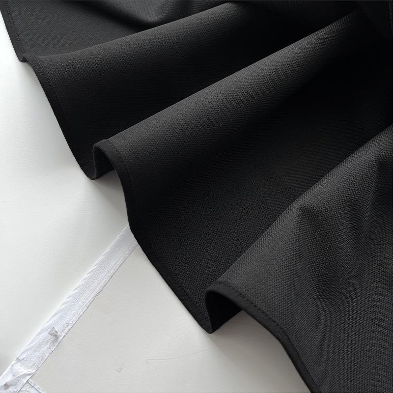 2024 Autumn/Winter Low Waist Black Slim Silhouette Tutu Skirt for Women