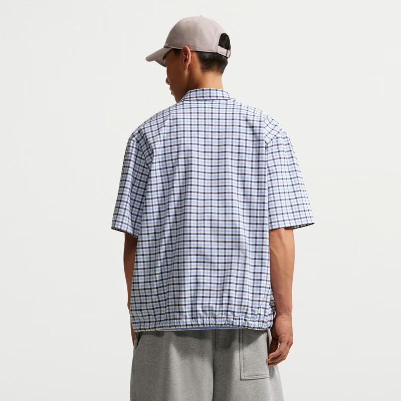 Nike Men's Plaid Short-Sleeve Shirt IR7577