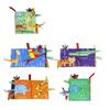 Hot Sale 0-36Month Baby Early Learning Educate Toy Tail Cloth Book Parent-child Interactive Sound Paper Puzzle Cloth Book Rattle