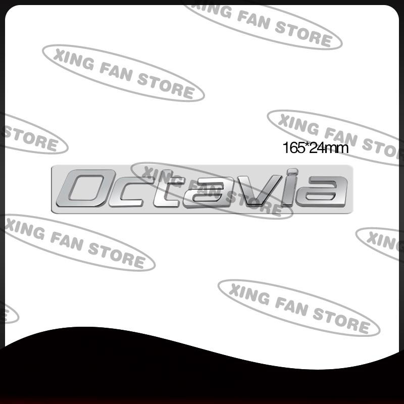 AFE2  Auto Styling For Skoda Octavia Superb Fabia Kodiaq Rapid 4x4 Car Rear Trunk Badge Decal Body Sticker Accessories