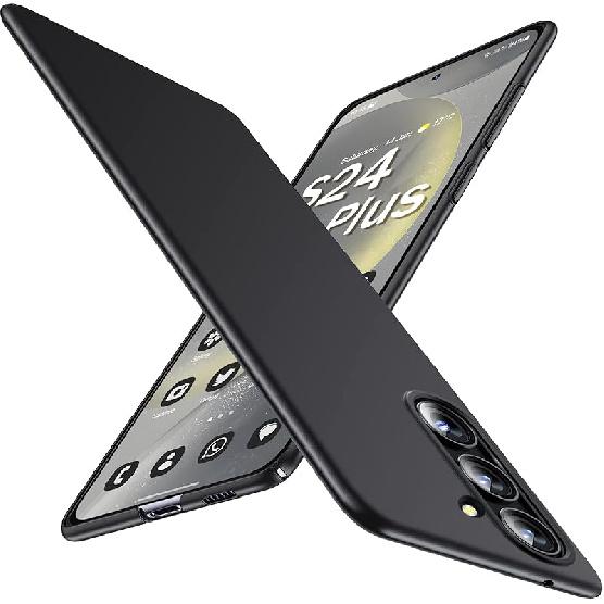 Gxmeuie Ultra Thin Case for Samsung Galaxy S24+ Plus 5G, Silky Touch & Anti-Fingerprint Material, Slim Hard PC Matte Cover Anti-Scratch Shockproof