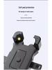 Shockproof Bicycle & Motorcycle Rearview Mirror Phone Holder for Navigation