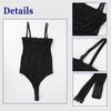 Schulterfreier Body Shapewear Damen Bauchkontrolle Taillentrainer Strings Body Shaper Schlankheitsunterwäsche Korsett Fajas Colombianas