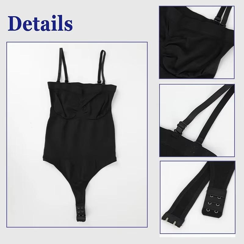 Schulterfreier Body Shapewear Damen Bauchkontrolle Taillentrainer Strings Body Shaper Schlankheitsunterwäsche Korsett Fajas Colombianas