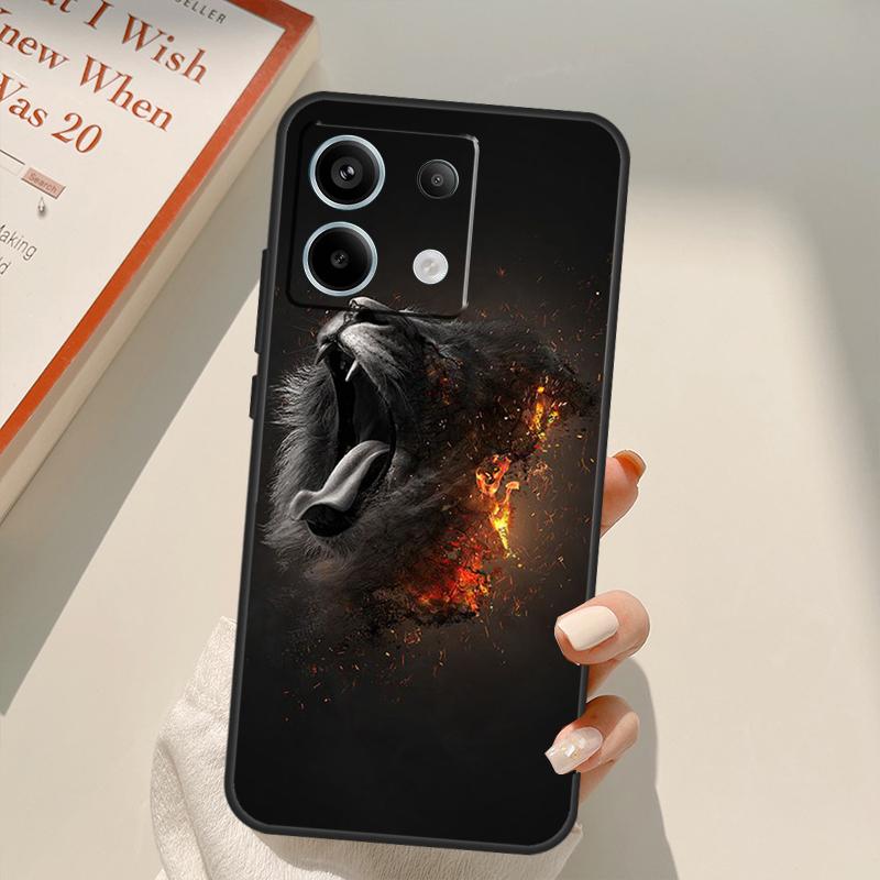Lions Funda For Xiaomi Redmi Note 13 14 9 10 12 11 15 Pro Plus Case For Redmi 15 C 12C 13C 14C 10C