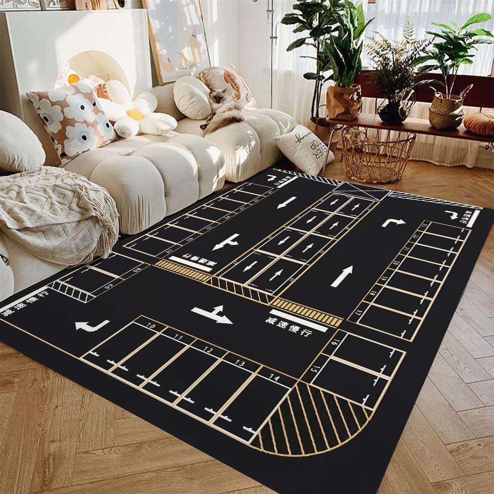 

Ковры для ползания детей на парковке для украшения гостиной, ковер для детской спальни, домашний декор, ковер для дивана, нескользящий коврик для пола 50X80cm