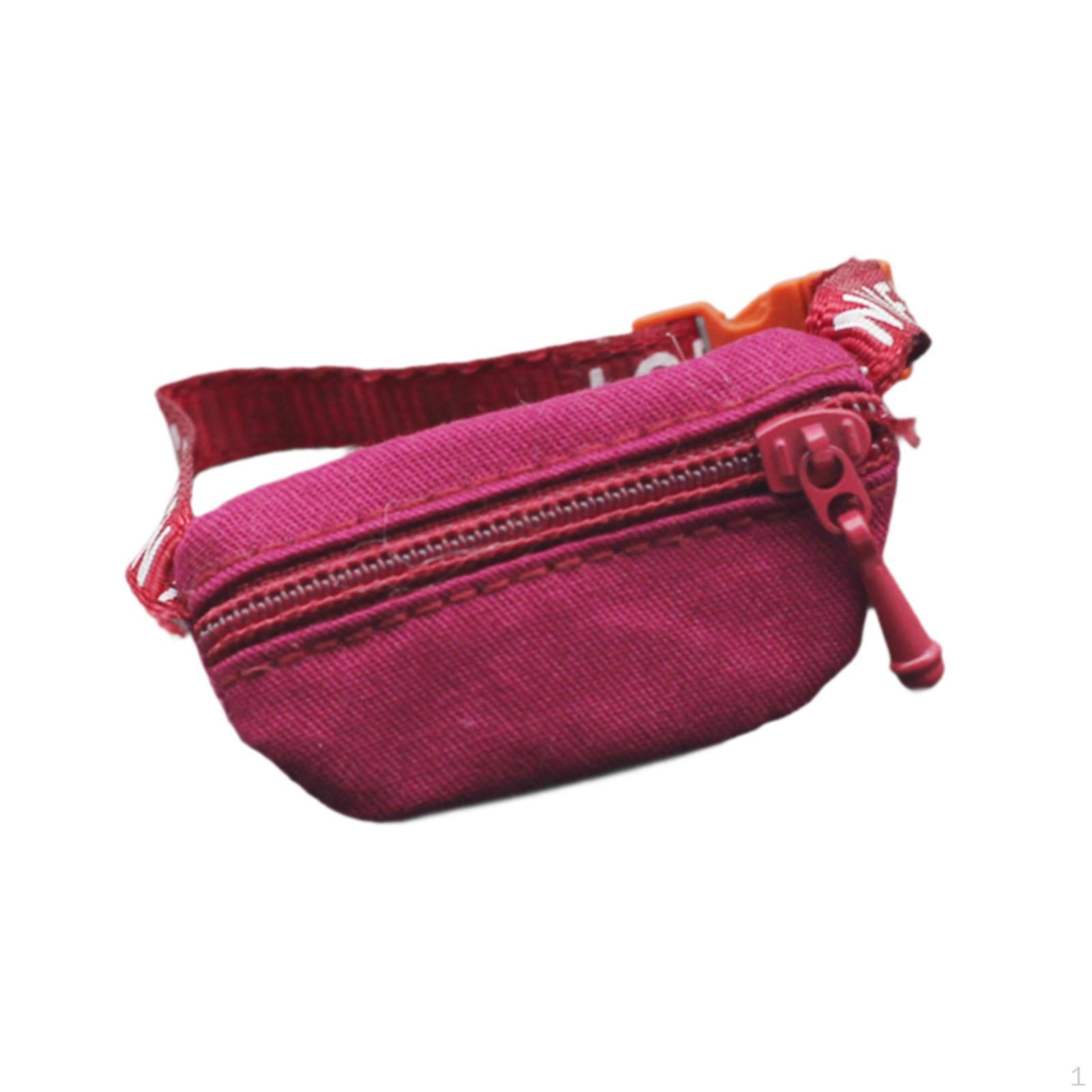 

1/6 1/12 Кукла Кроссбоди Поясная сумка Модель Микро Ландшафт DIY Проекты Миниатюрная Сцена для Кукол красный