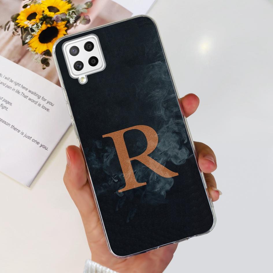 Hülle Für Samsung A22 5G Hülle SM-A226B Weiches Klares Silikon Niedliche Buchstaben Handyhülle Für Samsung Galaxy A22 4G A22S 5G Hüllen Bumper