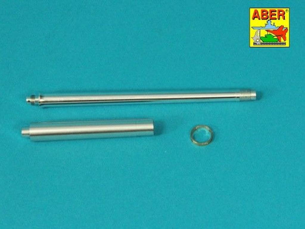 ABER German Pak40 Barrel Without Muzzle Plastic Model Parts 16L29 1/16 7.5cm Brake, (tank)