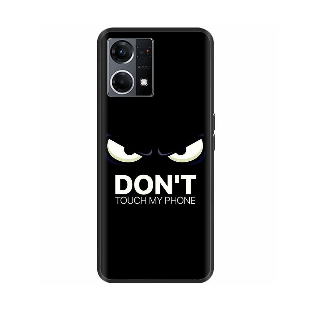 Hülle für Oppo Reno7 4G Hülle Reno7 Silikon Weich Stoßfest TPU Rückseiten für OPPO F21 Pro Reno 7 4G Hülle Schwarze Bumper Fundas
