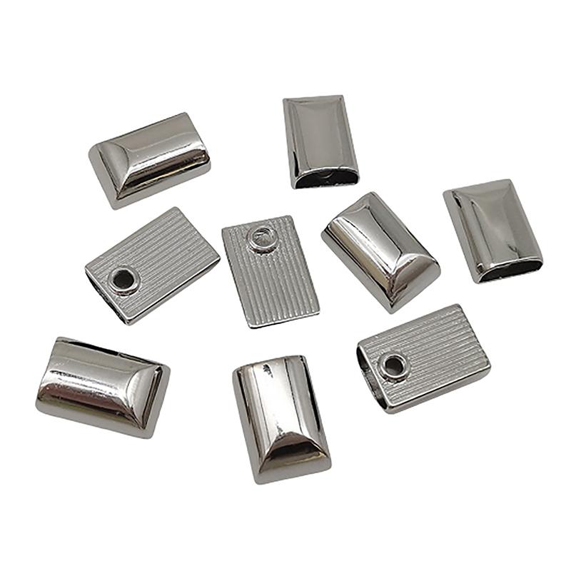 10 шт. металлическая застежка-молния, хвостовая застежка-молния, стопорная заглушка, головка с винтом, сделай сам, швейная кожаная фурнитура, ремесло