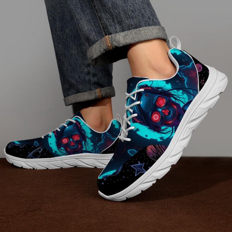 YRZL Men Sneakers Non Slip Lightweight Comfortable Walking Shoes Athletic Gym Training Skate Shoes for Men Outdoor Sports Shoes