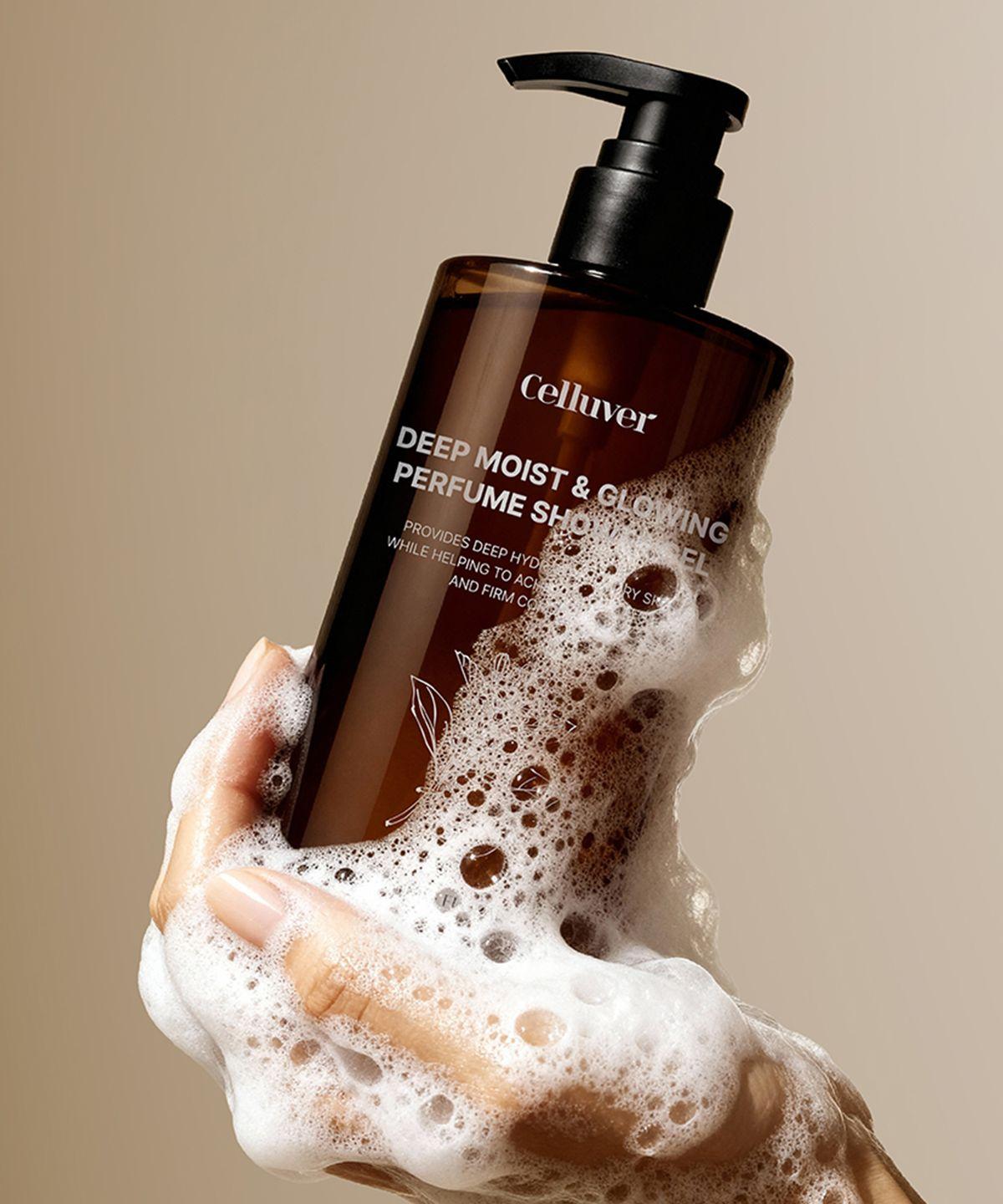 Deep Moist Glowing Perfume Shower Gel 500ml