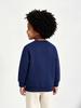 New Kids' European Style Reindeer Embroidery Sweatshirt - Round Neck Pullover for Boys