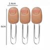 Durable Finger Bookmarks Realistic Funny Paperclip Set Creative 3D Finger Paper Clips  Gift