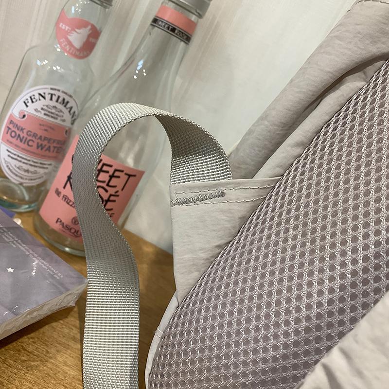 Student Schoolbag Women's Solid Color Computer Travel Backpack Large Capacity Backpack